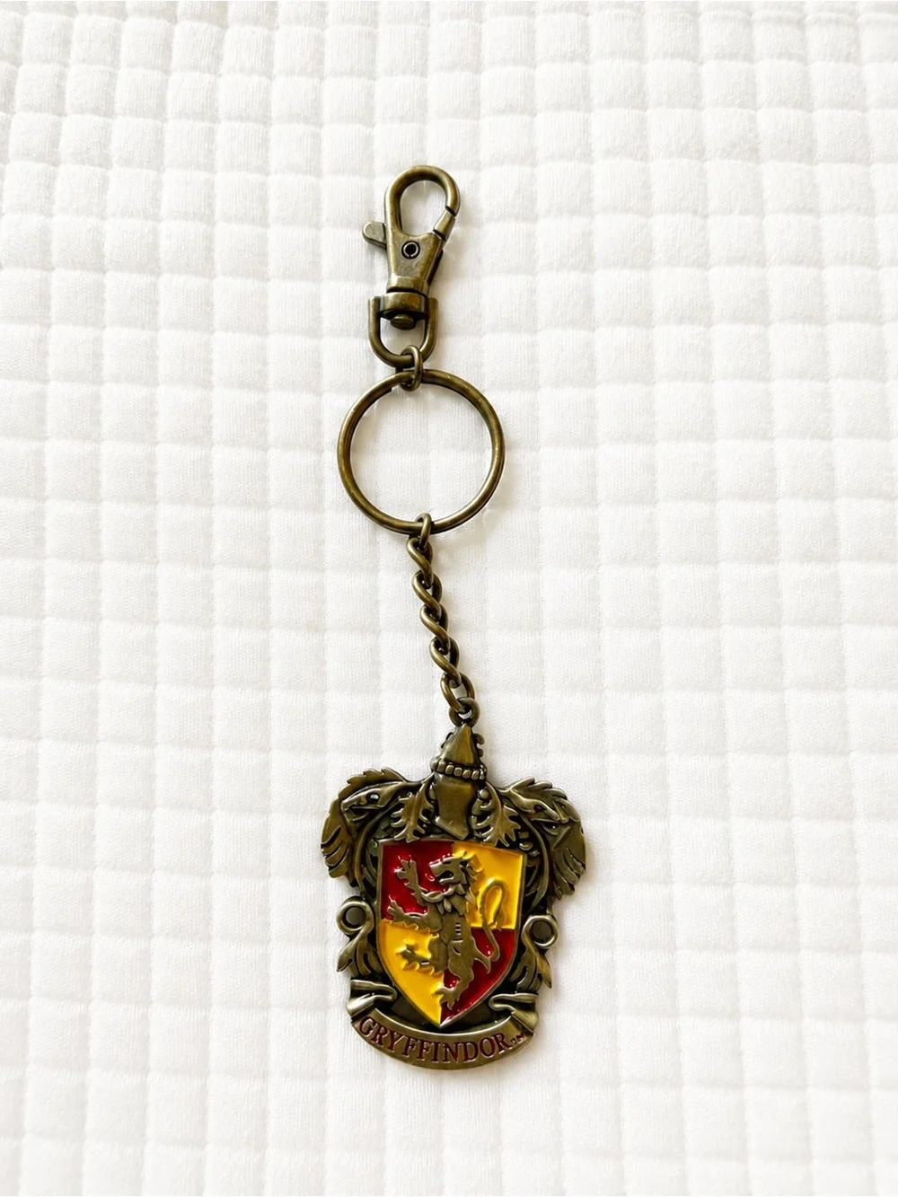 Officially Licensed Harry Potter Gryffindor Crest Metal Keychain | WBEI | Charm